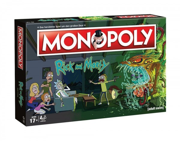 Rick and Morty Brettspiel Monopoly *Deutsche Version*