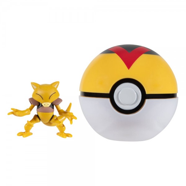 Pokémon Clip'n'Go Poké Balls Abra & Levelball