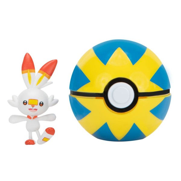 Pokémon Clip‘n Go Set Wave 10 - Hopplo + Flottball