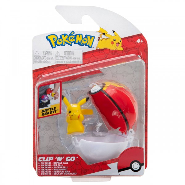 Pokémon Clip‘n Go Set Wave 10 - Pikachu + Wiederball
