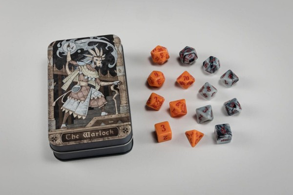 Character Class Classic RPG Würfel Set Warlock (14)