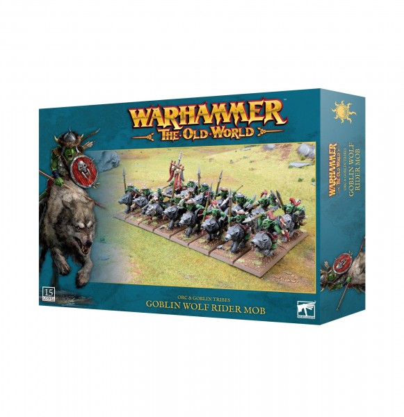 Warhammer The Old World - Goblin-Wolfsreiter-Mob