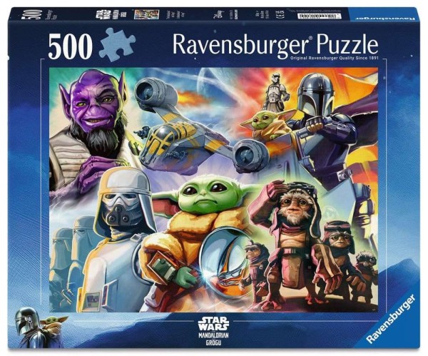The Mandalorian and Grogu Puzzle (500 Teile)
