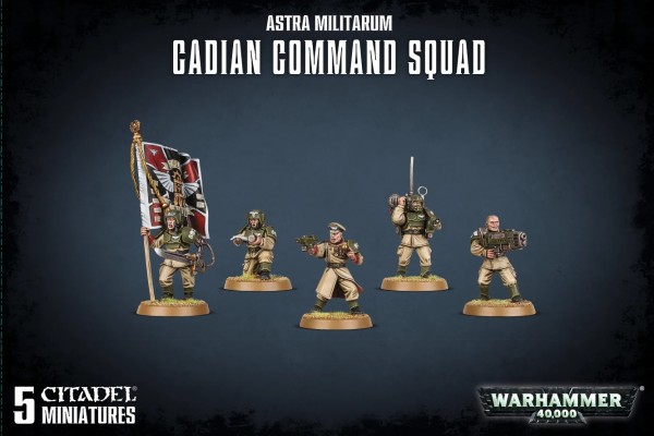 Astra Militarum - Cadian Command Squad
