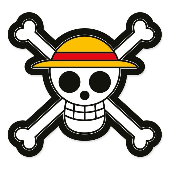 One Piece Dekokissen Jolly Roger 33 cm