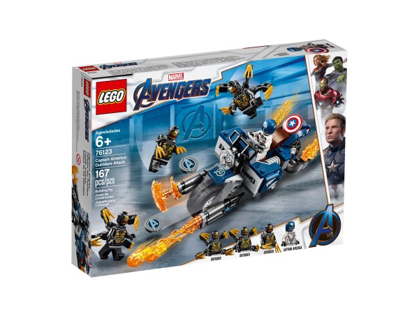 LEGO® Super Heroes 76123 Captain America: Outrider-Attacke