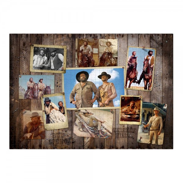 Bud Spencer &amp; Terence Hill Puzzle - Western Photo Wall (1000 Teile)