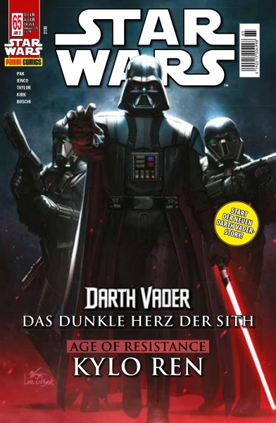 Star Wars 65 - Das dunkle Herz der Sith 1 &amp; Age of Resistance - Kylo Ren - Kiosk-Ausgabe