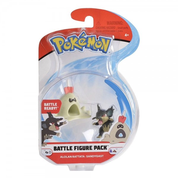 Pokémon Battle Figure Pack Minifigur: Alolan Rattfratz, Sankabuh