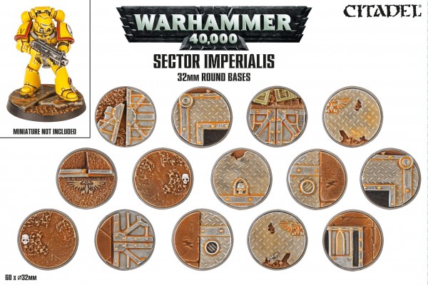 Sector Imperialis - 32MM Round Bases
