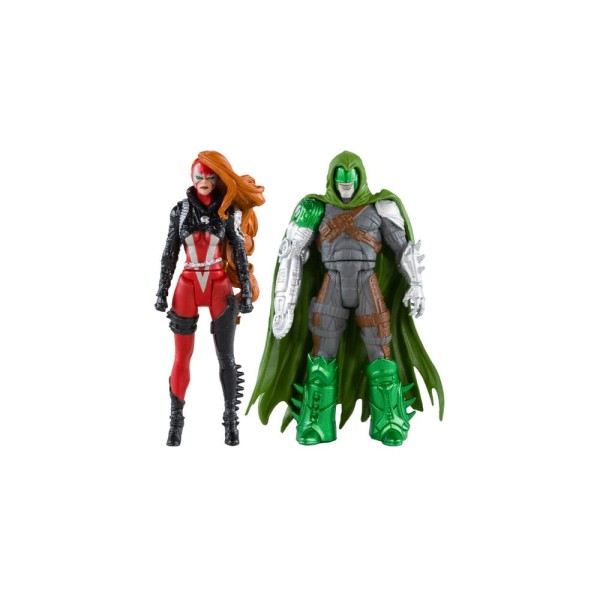 Spawn Actionfiguren & Comic Doppelpack She-Spawn & Curse (Scorched #12) 8 cm