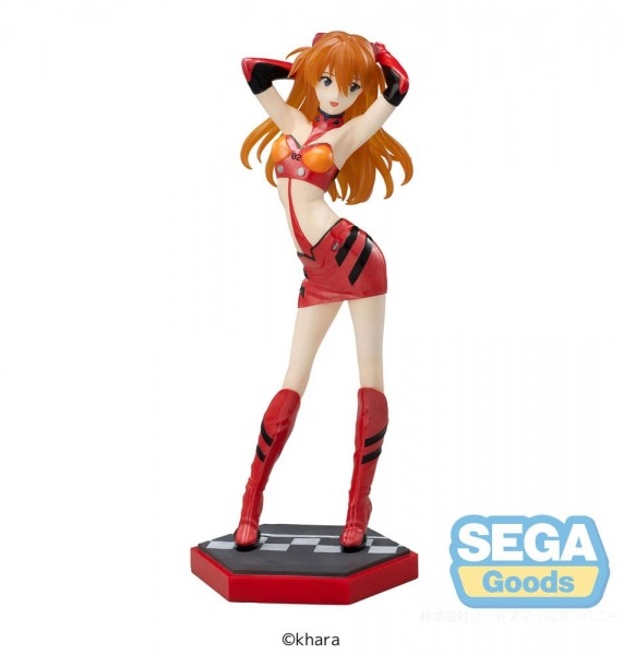 Evangelion Luminasta PVC Statue Evangelion Racing Asuka Shikinami Langley Pit Walk 25 cm