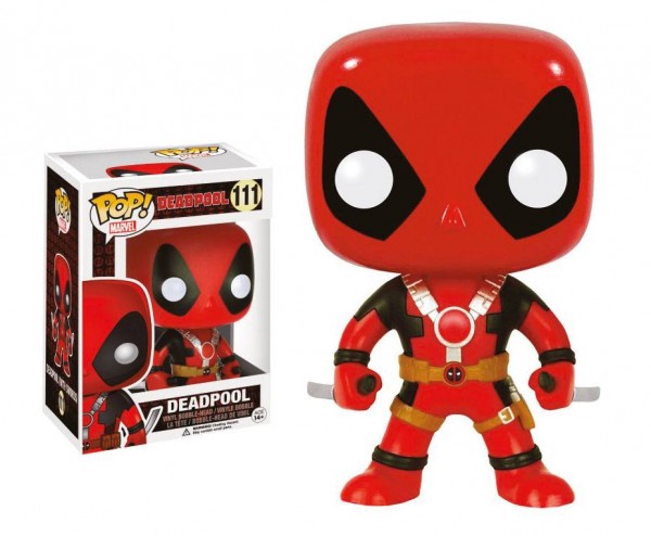 Marvel Comics POP! Vinyl Wackelkopf Deadpool Two Swords 10 cm