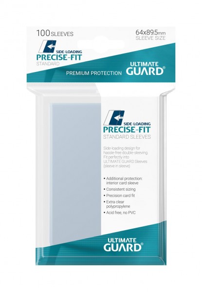 Ultimate Guard Precise-Fit Sleeves Side-Loading Standardgröße Transparent (100)