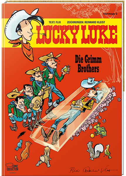 Lucky Luke Die Grimm Brothers: Eine Hommage von Flix und Reinhard Kleist - gebundene Ausgabe
