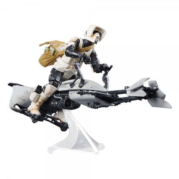 Star Wars: The Mandalorian Vintage Collection - Speeder Bike with Scout Trooper & Grogu