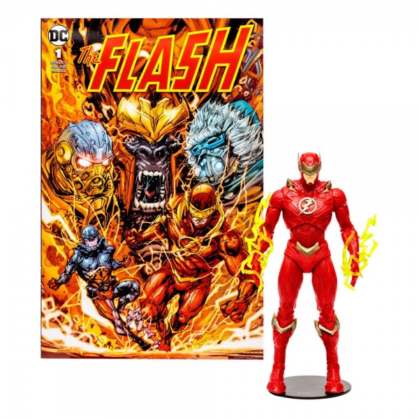 DC Direct Page Punchers Actionfigur &amp; Comic The Flash Barry Allen (The Flash Comic) 18 cm