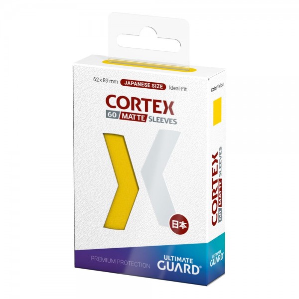 Ultimate Guard Cortex Sleeves Japanische Größe Matt Yellow (60)