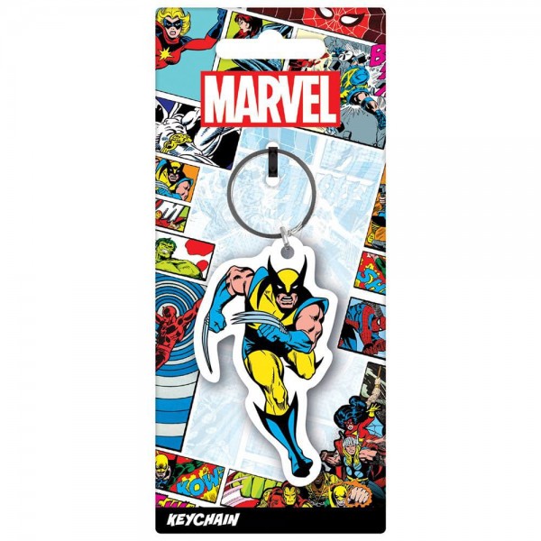 Marvel Comics Gummi-Schlüsselanhänger Wolverine 7 cm
