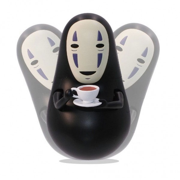 Chihiros Reise ins Zauberland Figur mit rundem Boden No Face&#039;s coffe time 6 cm