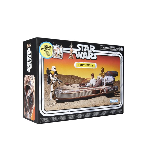 Star Wars Episode IV Vintage Collection Fahrzeug mit Actionfigur Landspeeder & Luke Skywalker (Tatoo