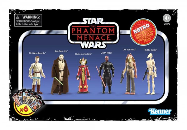 Star Wars Episode I Retro Collection Actionfiguren The Phantom Menace Multipack 10 cm