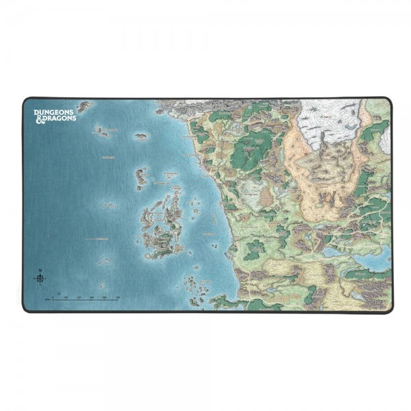 Dungeons &amp; Dragons XL Mousepad Faerun Map