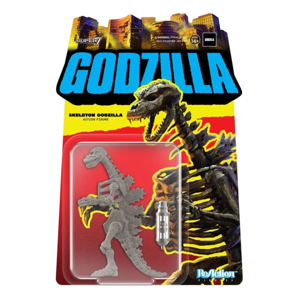 Godzilla Toho ReAction Actionfigur Godzilla Skeleton Grey 10 cm