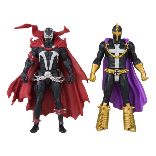 Spawn Actionfiguren & Comic Doppelpack Spawn & Anti-Spawn (Spawn #1) 8 cm