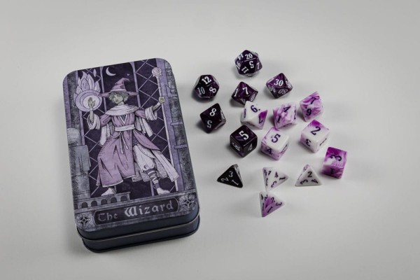 Character Class Classic RPG Würfel Set Wizard (14)