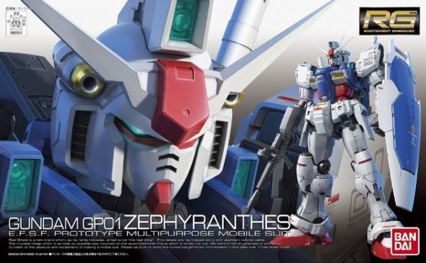 1/144 RG RX-78GP01 Gundam Zephyranthes ca. 14cm groß