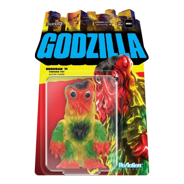 Godzilla Toho ReAction Actionfigur Hedorah Vintage Toy Hawaii 10 cm