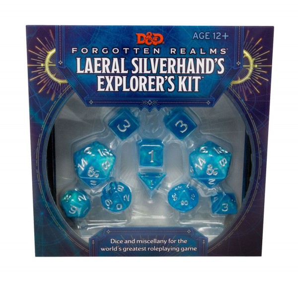 Dungeons &amp; Dragons Forgotten Realms: Laeral Silverhand&#039;s Explorer&#039;s Kit - Dice &amp; Miscellany (Englisc