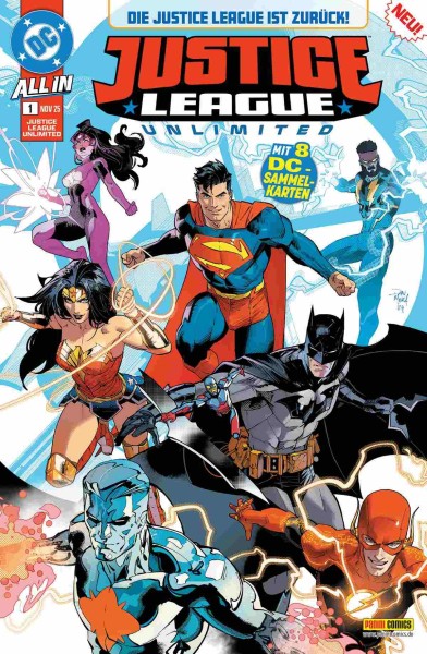 Justice League Unlimited 1 (mit 8 DC-Sammelkarten)
