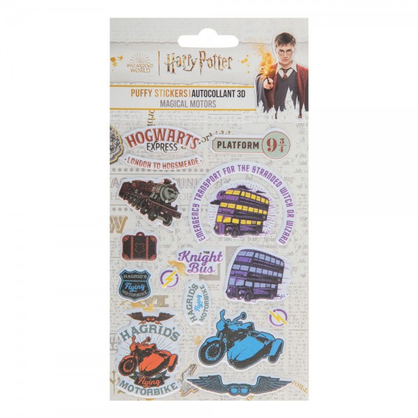 Harry Potter Puffy Sticker Magical Motors