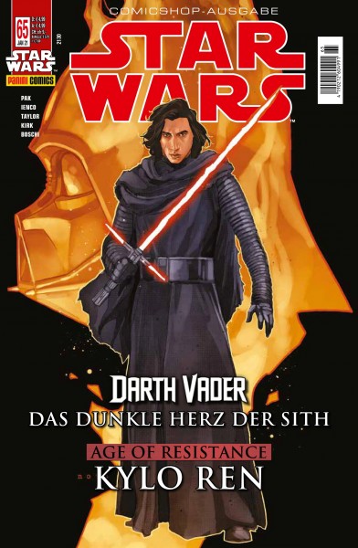 Star Wars 65 - Das dunkle Herz der Sith 1 &amp; Age of Resistance - Kylo Ren - Comicshop-Ausgabe