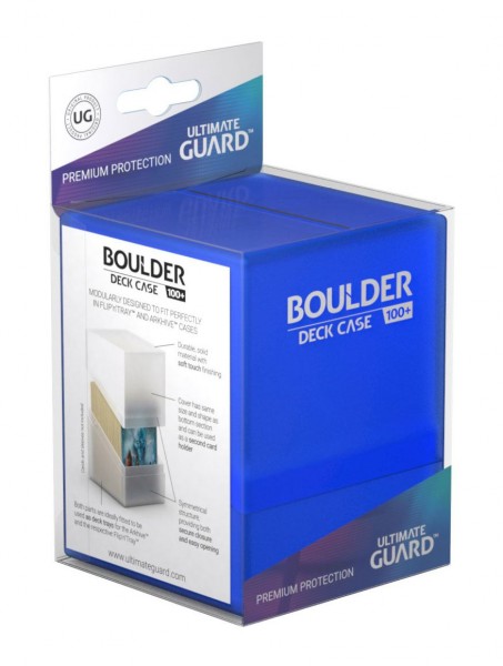 Ultimate Guard Boulder Deck Case 100+ Standardgröße Sapphire