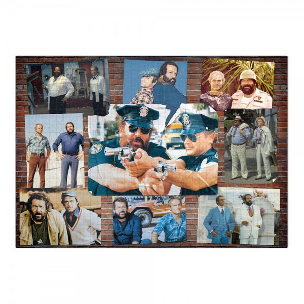 Bud Spencer &amp; Terence Hill Puzzle - Poster Wall (1000 Teile)