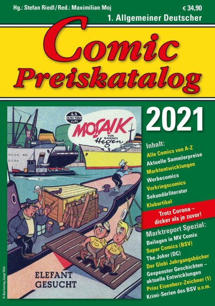 Comic Preiskatalog 2021 SC