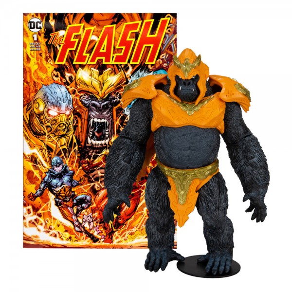 DC Direct Page Punchers Megafigs Actionfigur &amp; Comic Gorilla Grodd (The Flash Comic) 30 cm