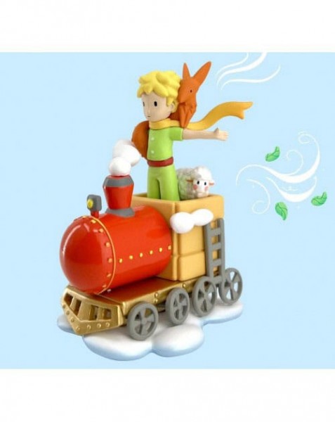 Der Kleine Prinz Figur - Little Prince &amp; Friends on the train 8 cm