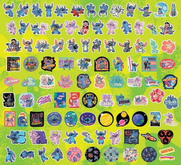 Lilo & Stitch Sticker-Set 100 Stück Stitch